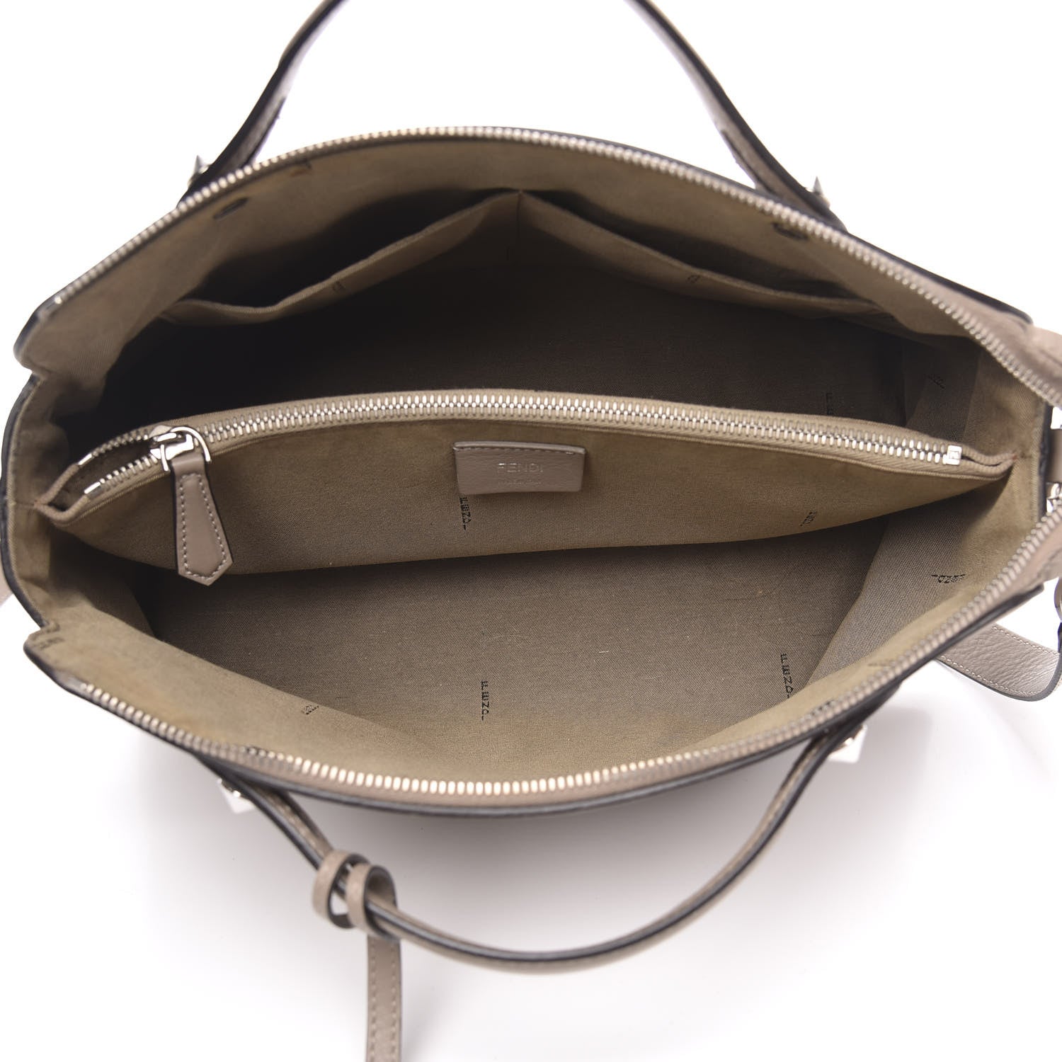 Fendi Vitello Dolce Large By The Way Boston Bag Tortora 5 of 12