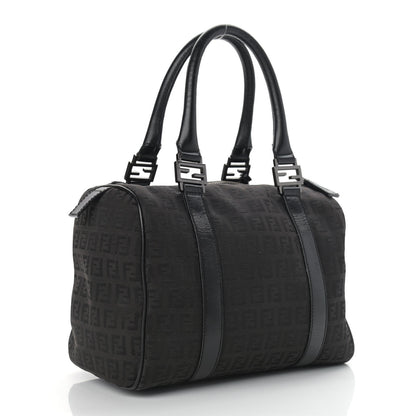Fendi Zucchino Vitello Small Boston Black 3 of 18