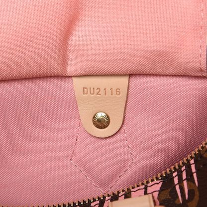 Louis Vuitton Monogram Jungle Dots Speedy 30 Sugar Pink Poppy 7 of 9
