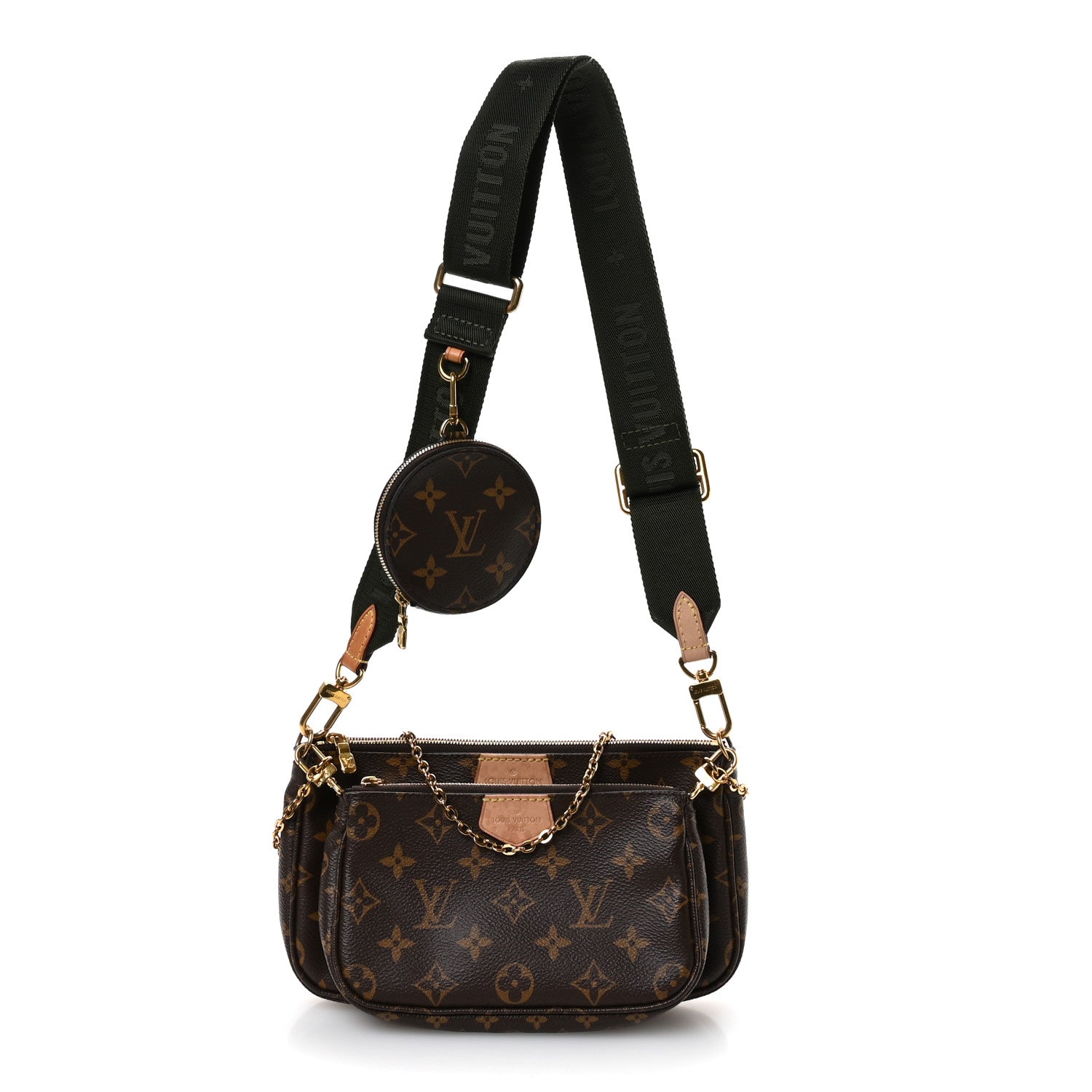 Louis Vuitton Monogram Multi Pochette Accessories Kaki 1 of 10
