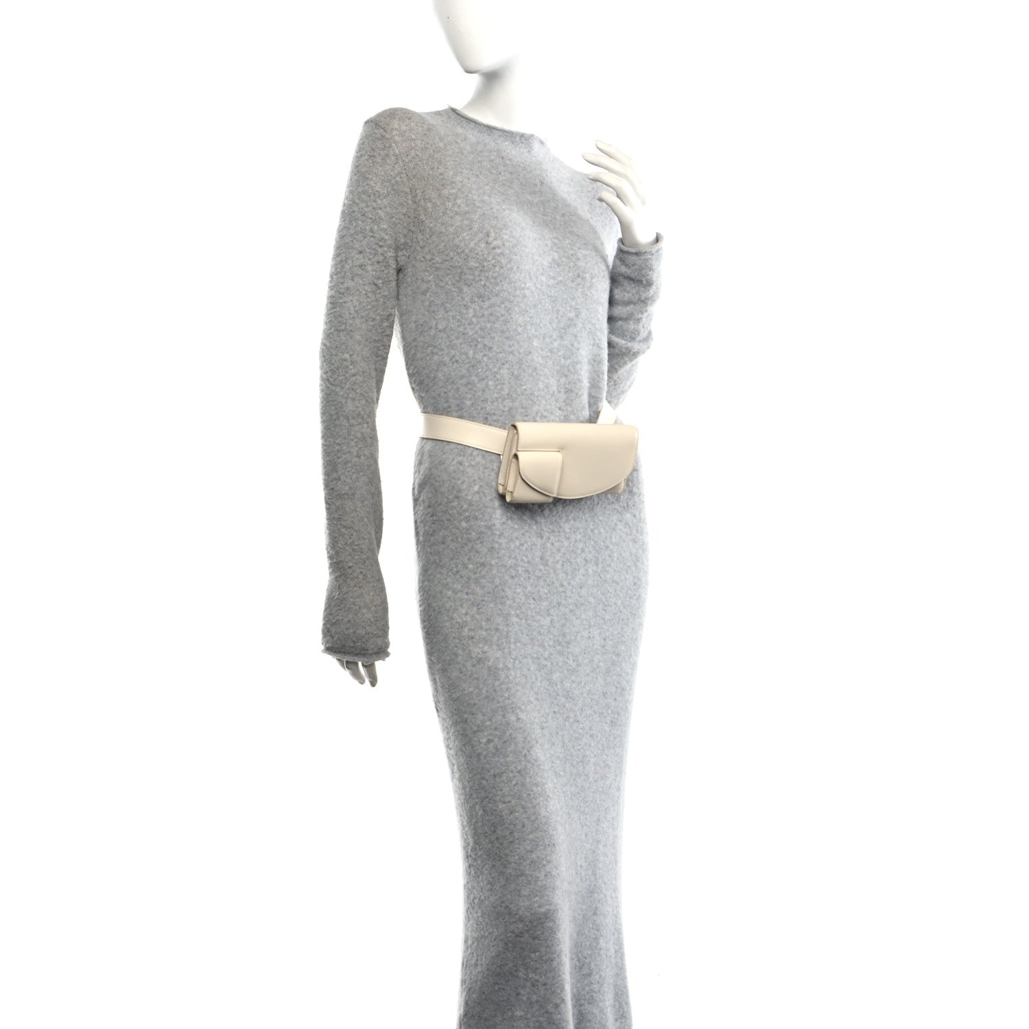 The Row Smooth Calfskin Horizontal Belt Bag Ivory 3 of 19