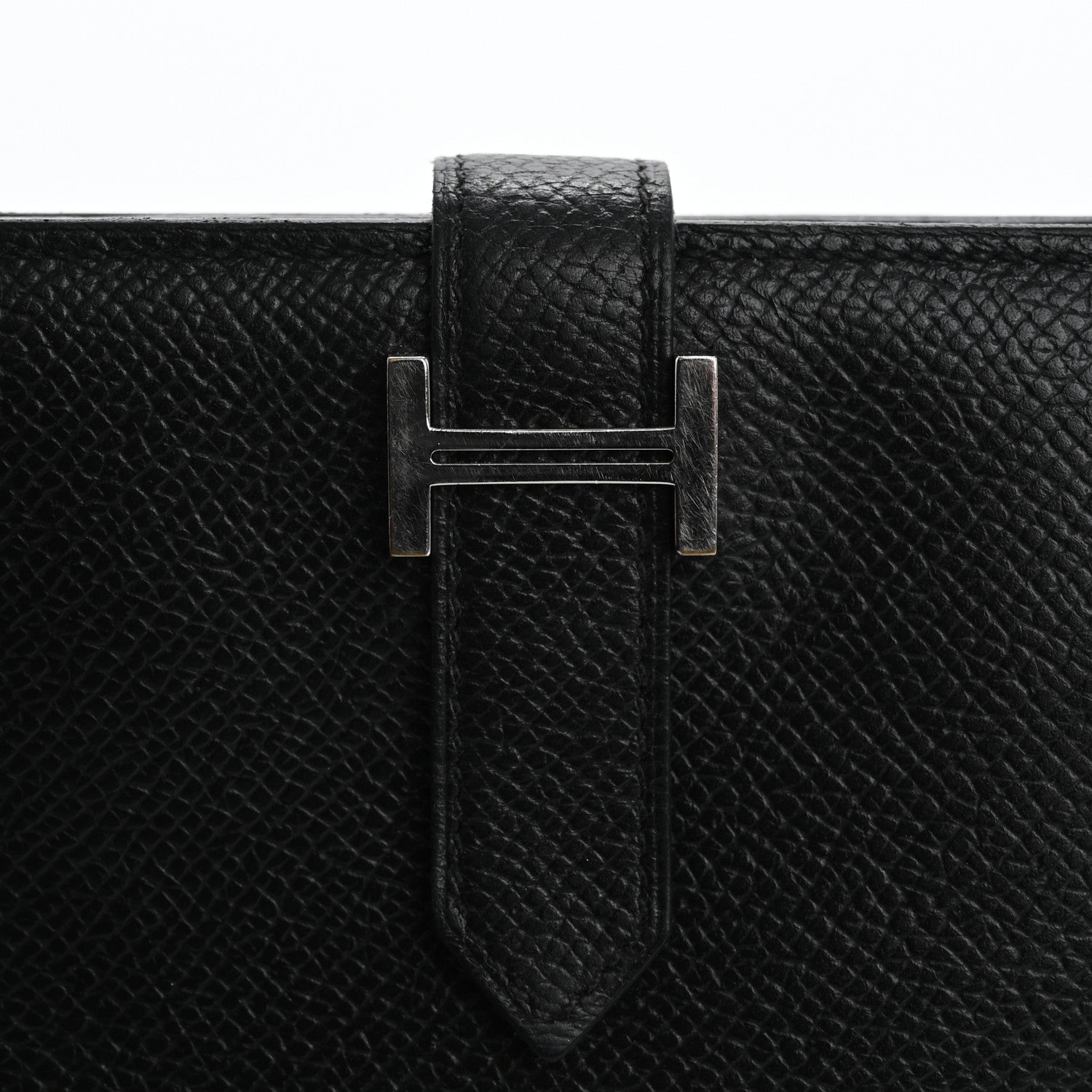 Hermes Epsom Bearn Gusset Wallet Black 8 of 14