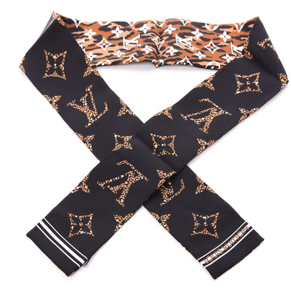 Louis Vuitton Silk Monogram Giant Jungle Bandeau Black 1 of 3