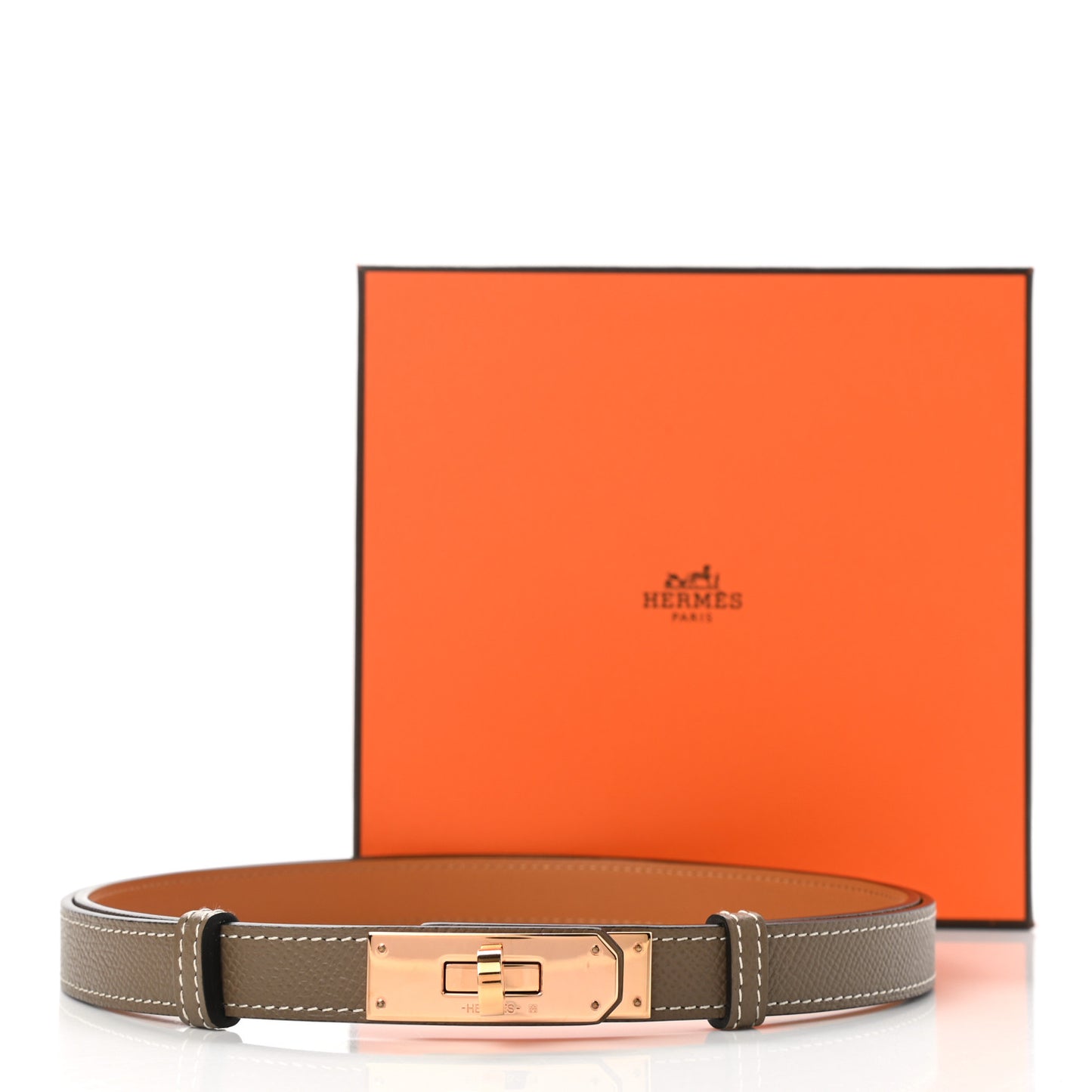 Epsom Kelly Belt Etoupe