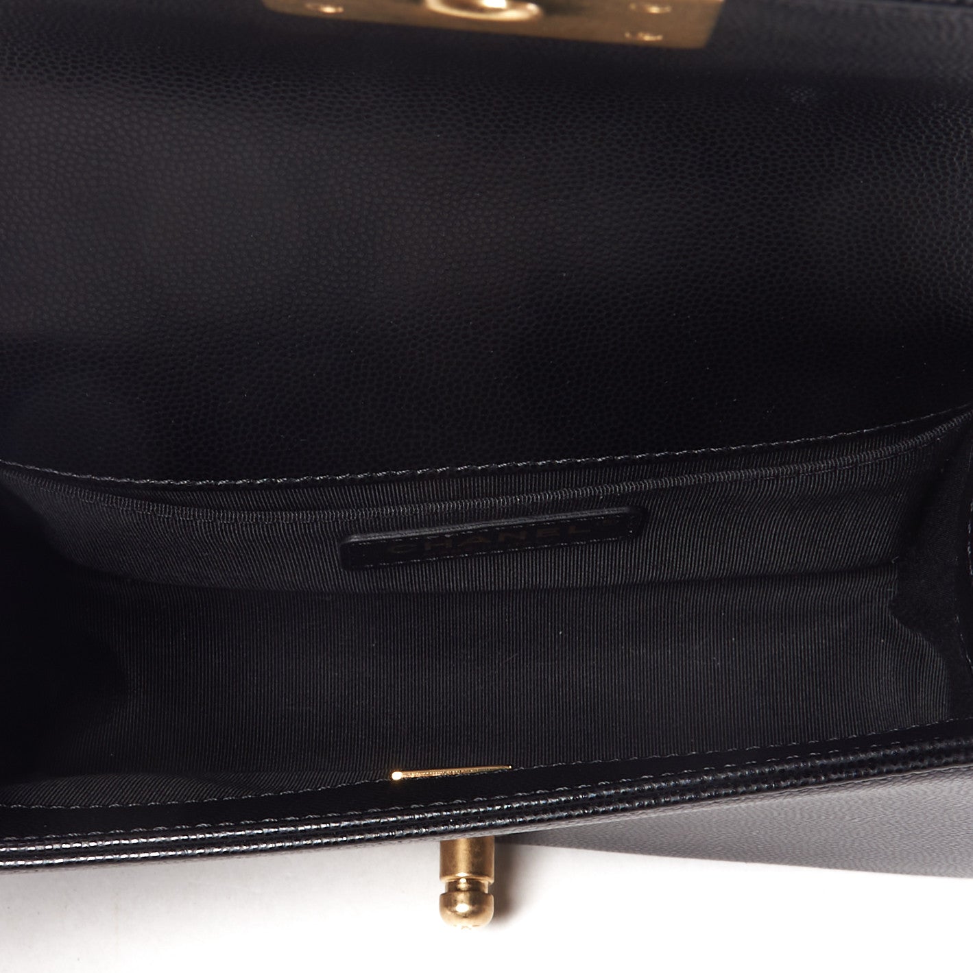 Chanel Caviar Quilted Small Boy Flap Black 6 of 10