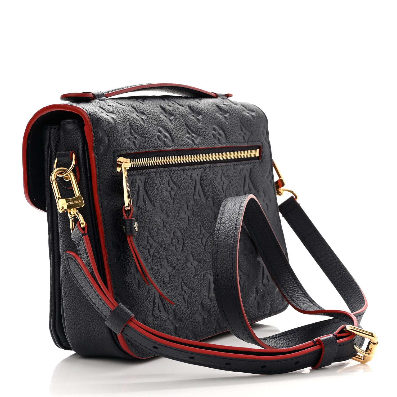 Louis Vuitton Empreinte Pochette Metis Marine Rouge 3 of 11
