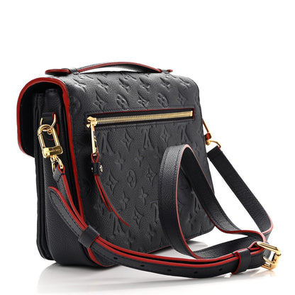 Louis Vuitton Empreinte Pochette Metis Marine Rouge 3 of 11