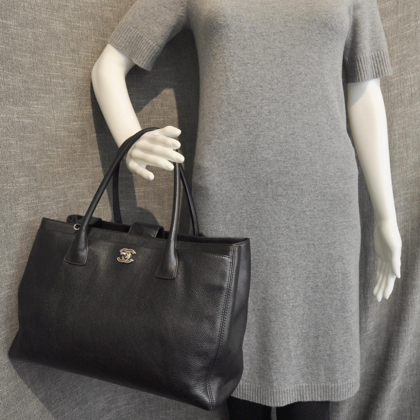 Caviar Cerf Executive Shopper Tote Dark Brown