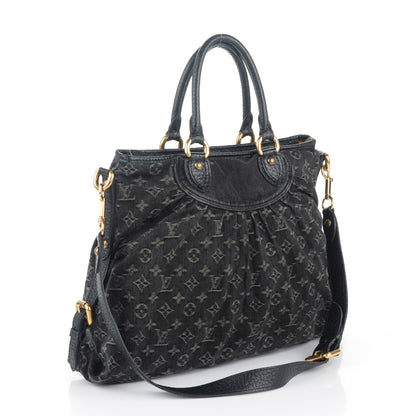 Louis Vuitton Denim Neo Cabby GM Black 3 of 7