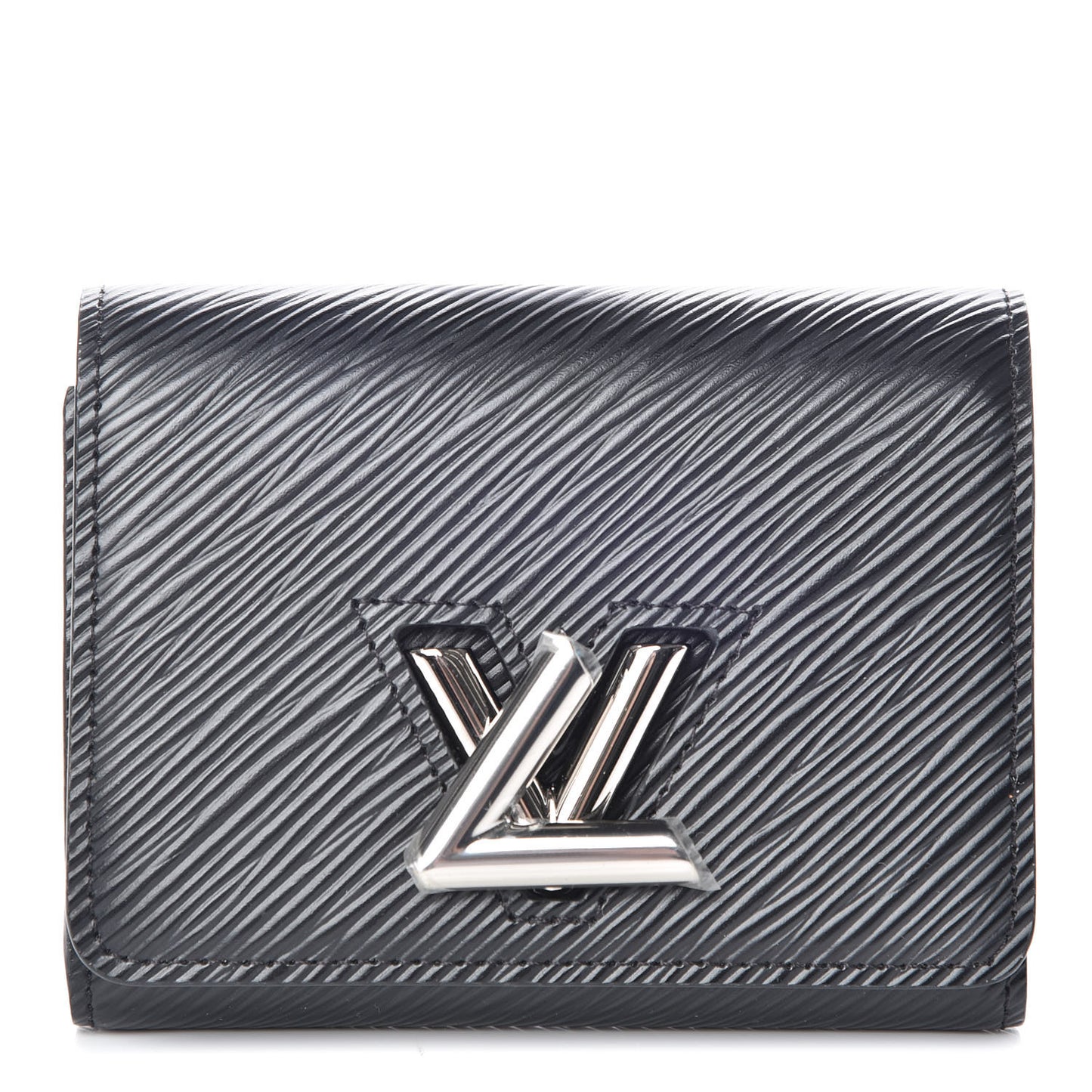 Epi Twist Compact Wallet Black