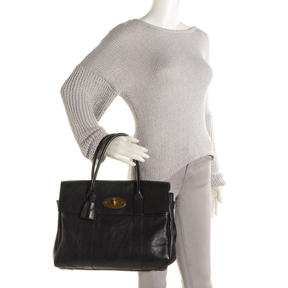 Mulberry Natural Leather Bayswater Black 2 of 11