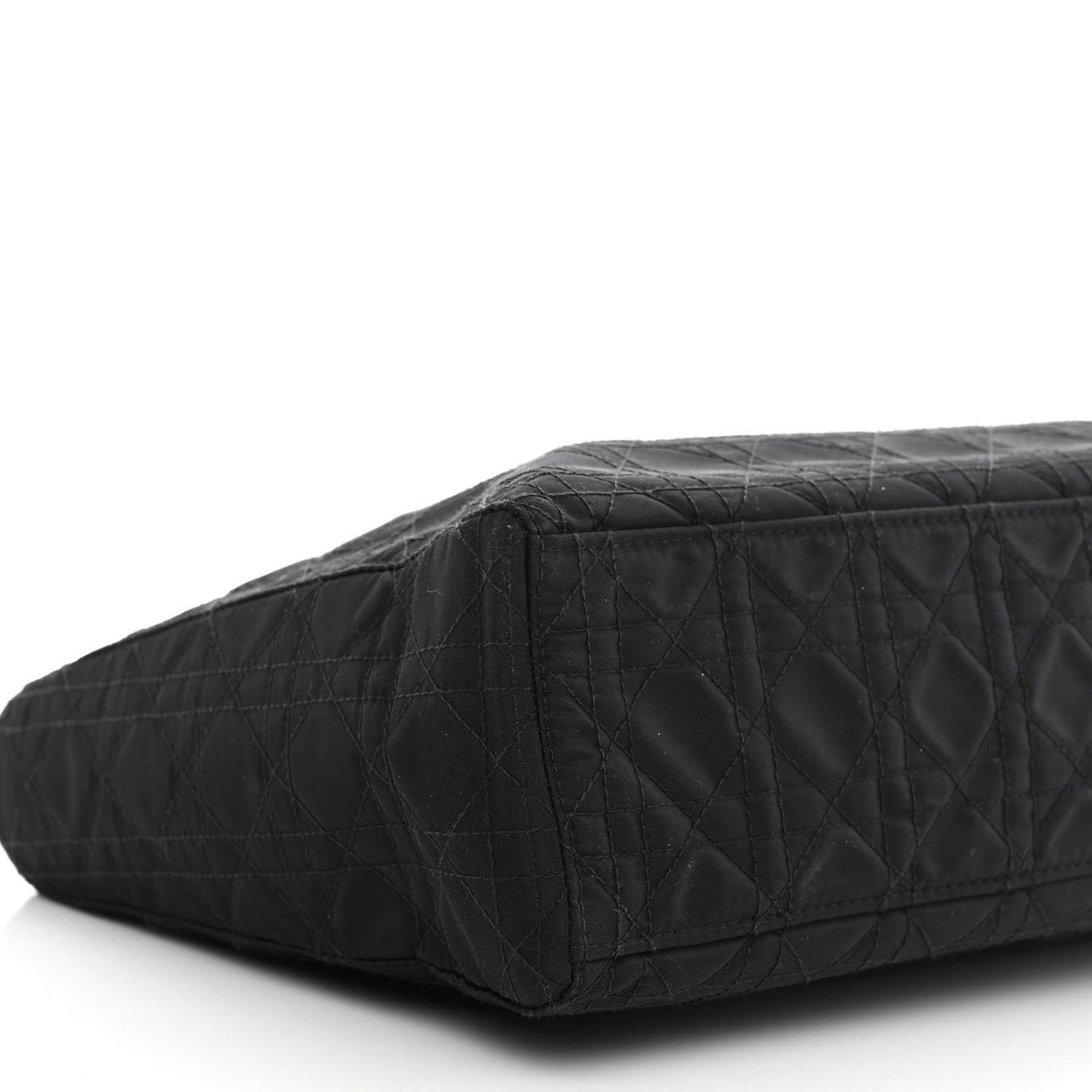 Nylon Cannage Large Lady Dior Black
