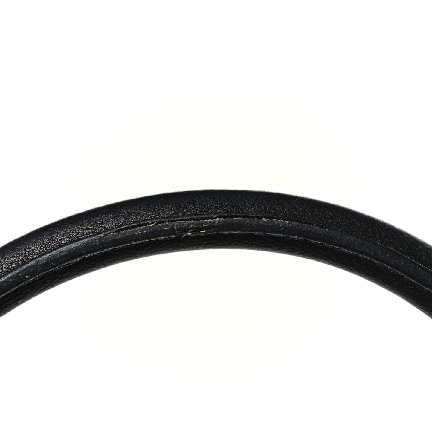 Calfskin Large Bowler Black