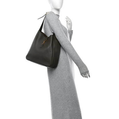 Saint Laurent Smooth Calfskin Large Le 5 A 7 Soft Hobo Light Musk 2 of 9