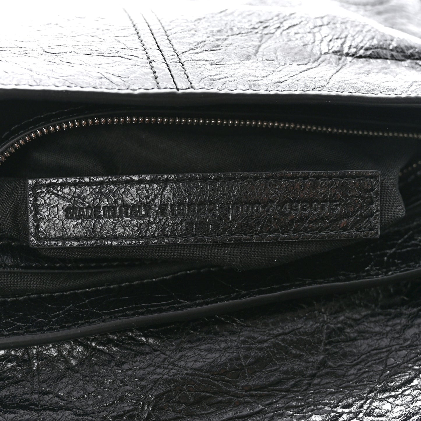 Agneau Arena XS Piercing Le Cagole Flap Bag Black