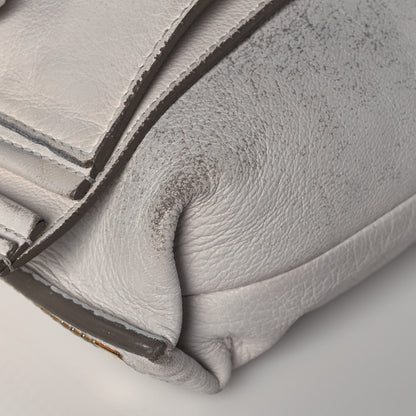 Tom Ford Ramskin Small Alix Padlock Zip Shoulder Bag White 9 of 17