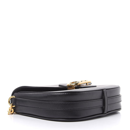 Celine Shiny Calfskin Medium Chain Maillon Triomphe Black 4 of 8