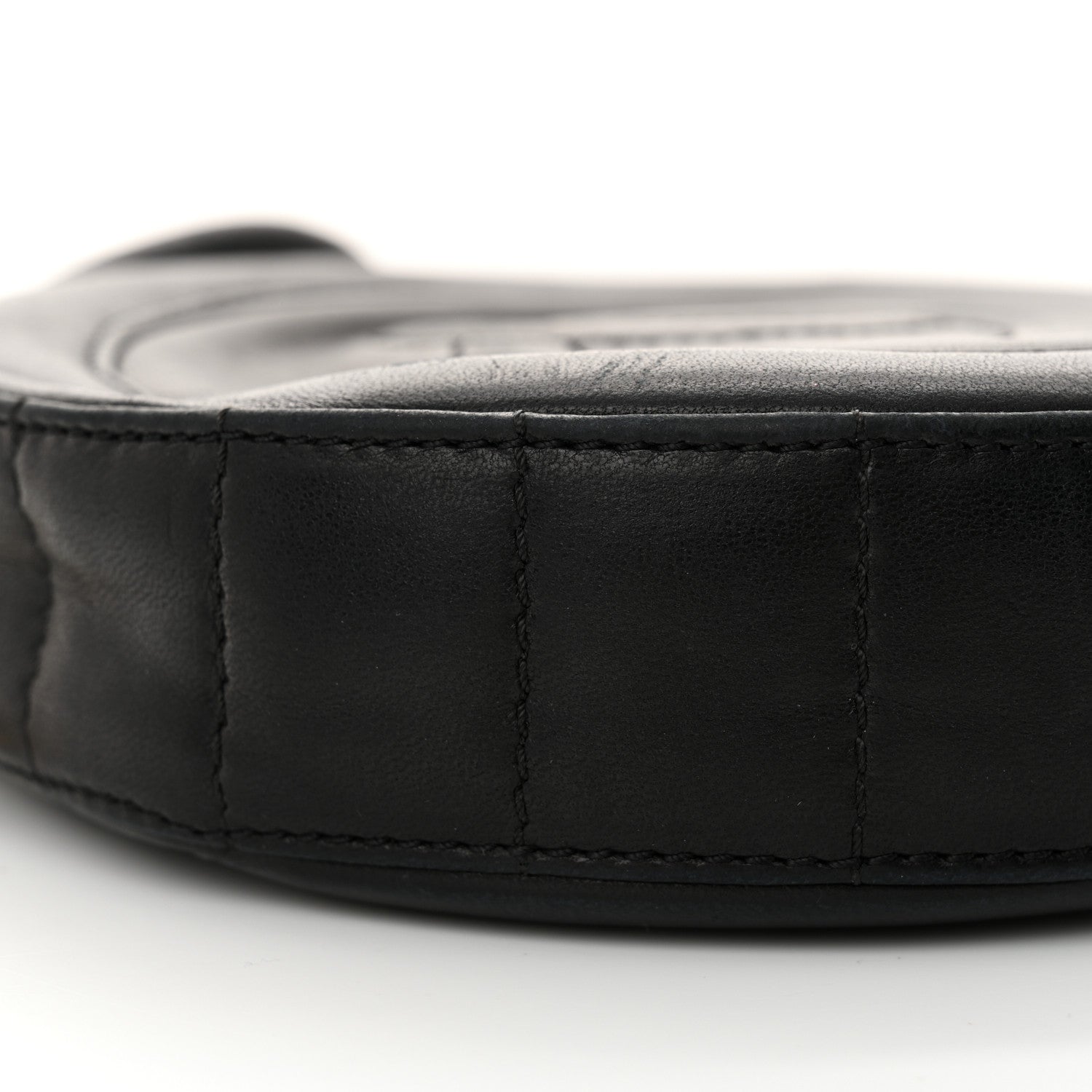 Chanel Lambskin Square Quilted Round Shoulder Bag Black 9 of 15