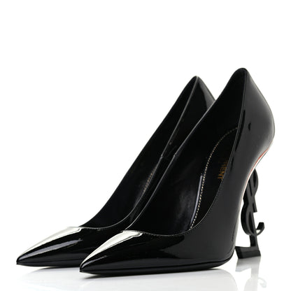 Saint Laurent Patent Opyum 110 Pumps 37.5 Black 3 of 8