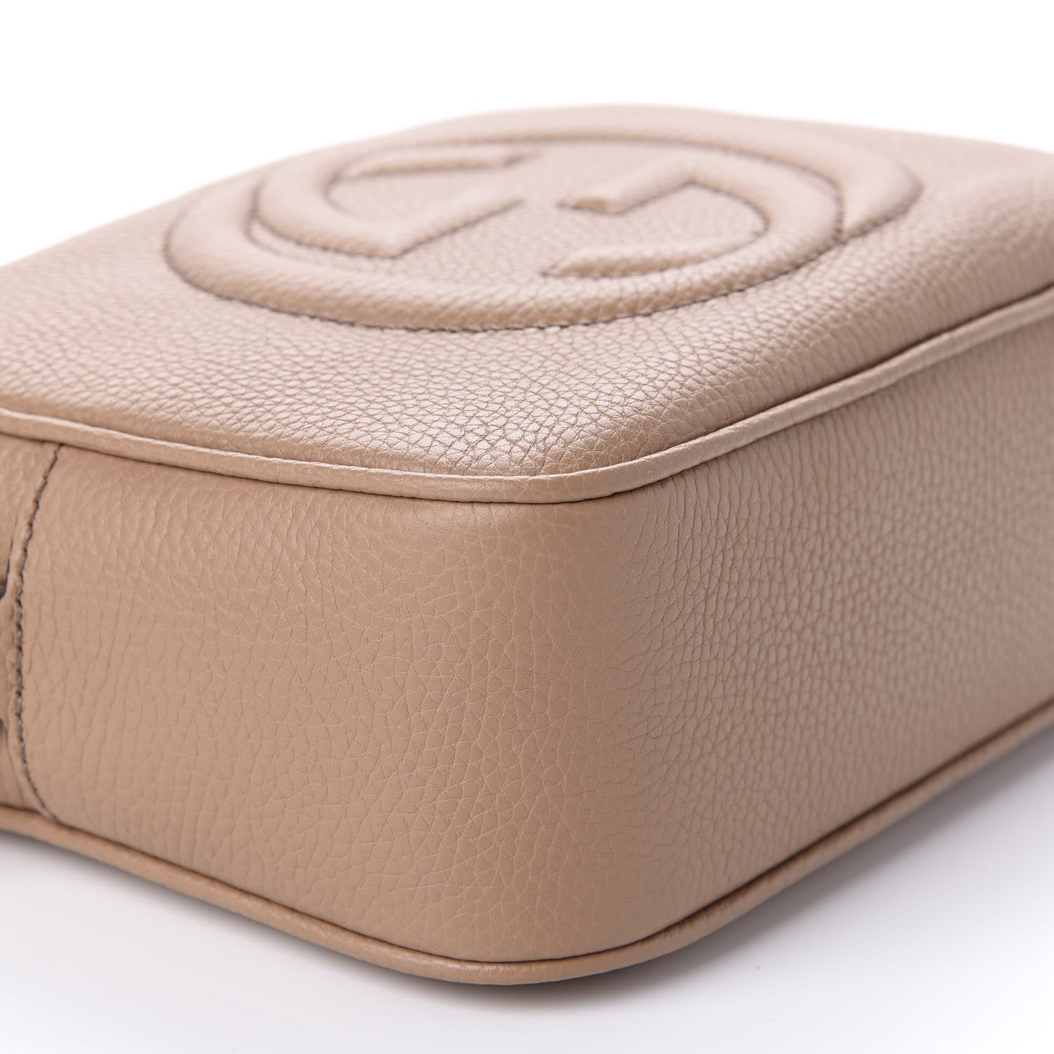 Gucci Pebbled Calfskin Small Soho Disco Bag Rose Beige 6 of 10