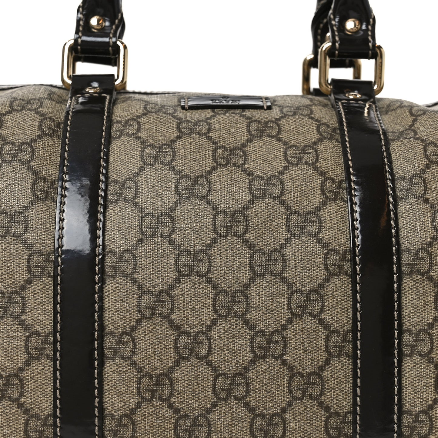 GG Plus Monogram Medium Joy Boston Dark Brown