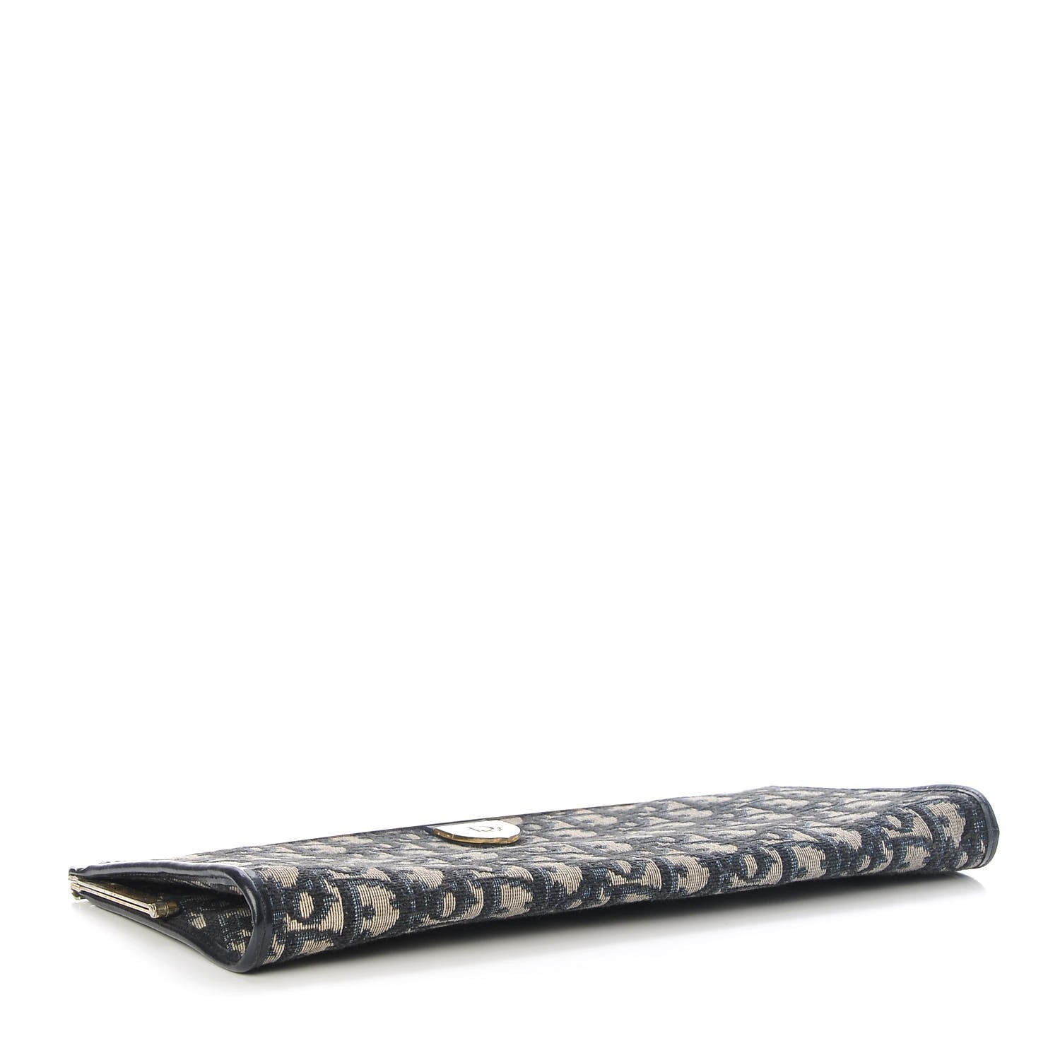 Christian Dior Monogram Clutch Navy Blue 4 of 7