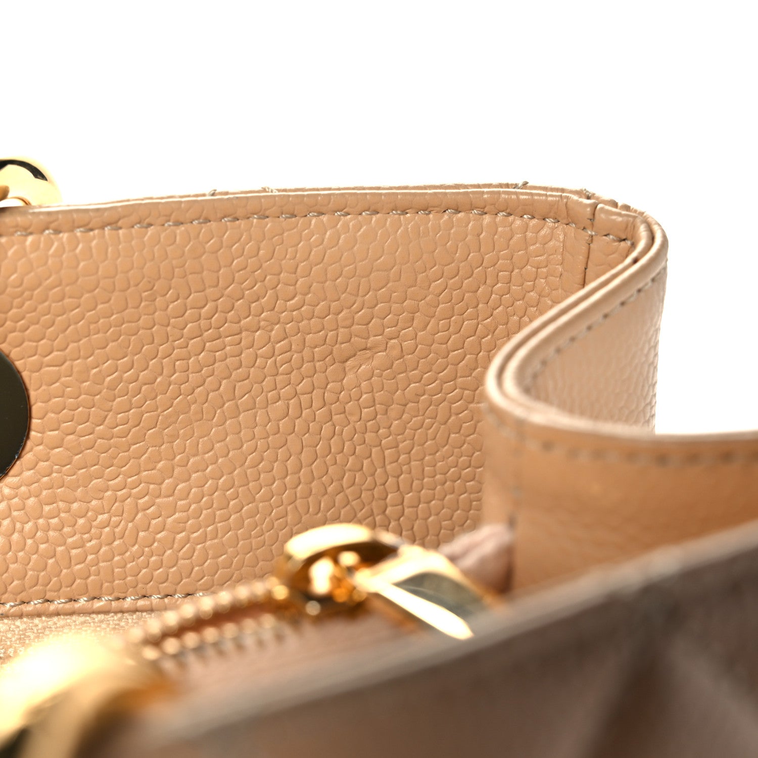 Chanel Caviar Quilted Grand Shopping Tote GST Beige 13 of 20