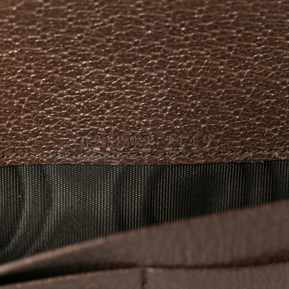 Gucci Monogram Jumbo GG Textured Dollar Calfskin Embroidered Horsebit 1955 Wallet On Chain Camel Ebony New Acero Multicolor 7 of 10