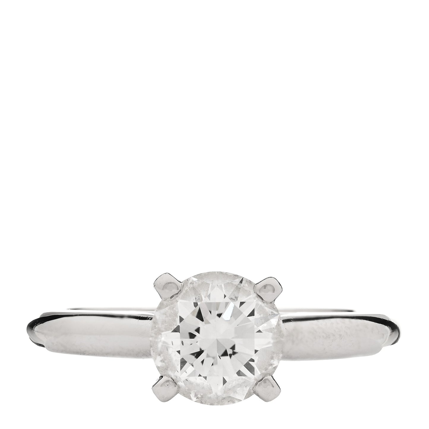 Platinum Diamond 1.29ct 1895 Solitaire Engagement Ring 52 6