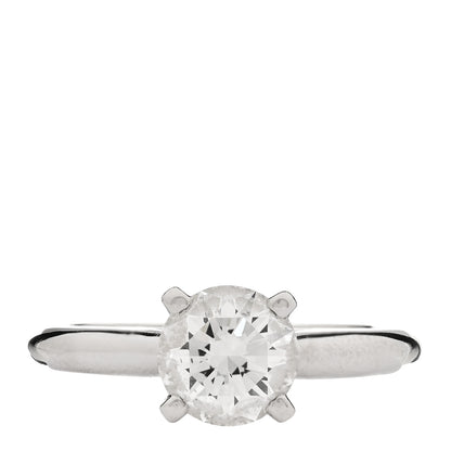 Cartier Platinum Diamond 1.29ct 1895 Solitaire Engagement Ring 52 6 1 of 7