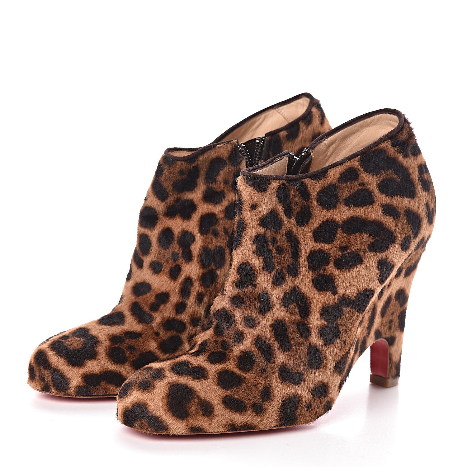 Christian Louboutin Pony Hair Morphing 100 Booty 39.5 Leopard 3 of 7