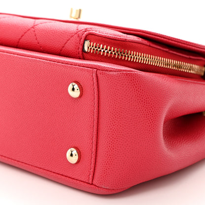 Chanel Caviar Quilted Medium Business Affinity Flap Red 11 of 11