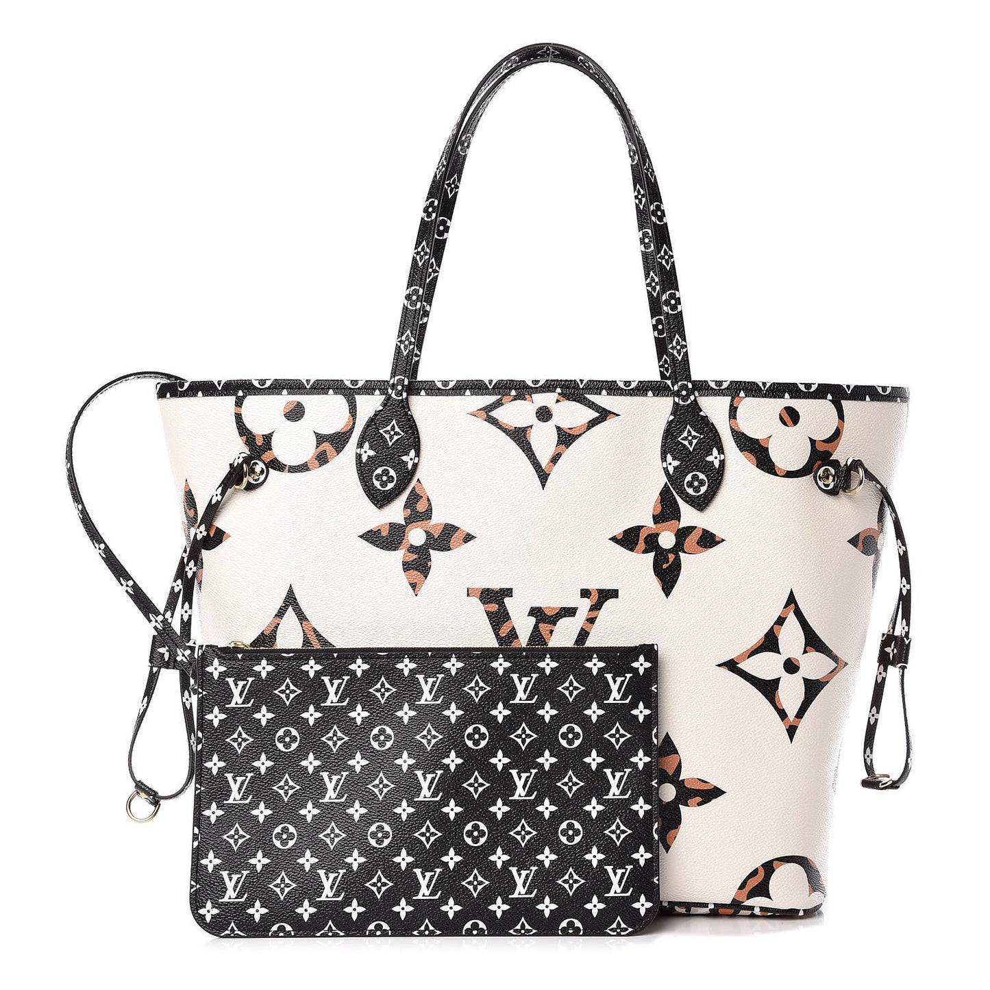 Monogram Giant Jungle Neverfull MM Ivory