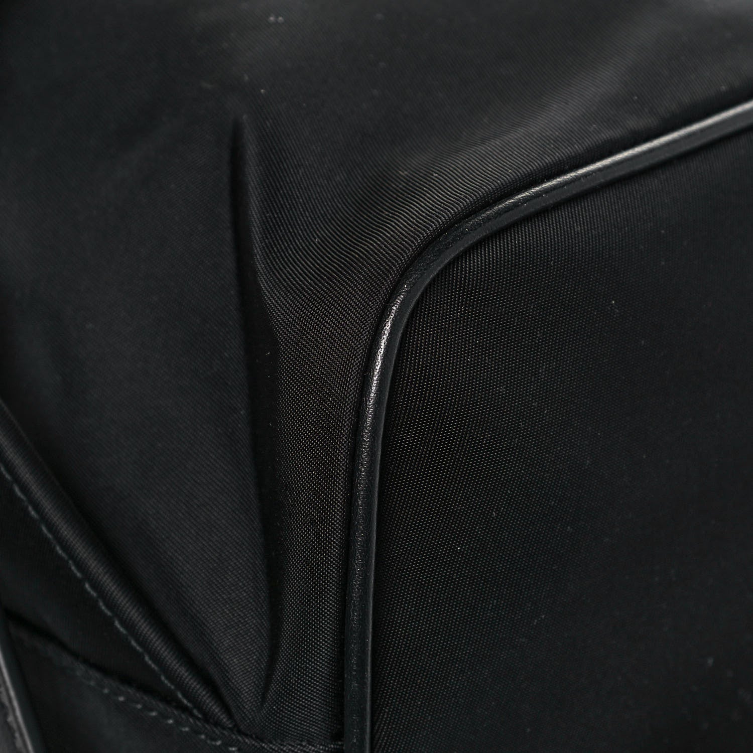 Prada Tessuto Nylon Soft Calfskin Backpack Black 9 of 10