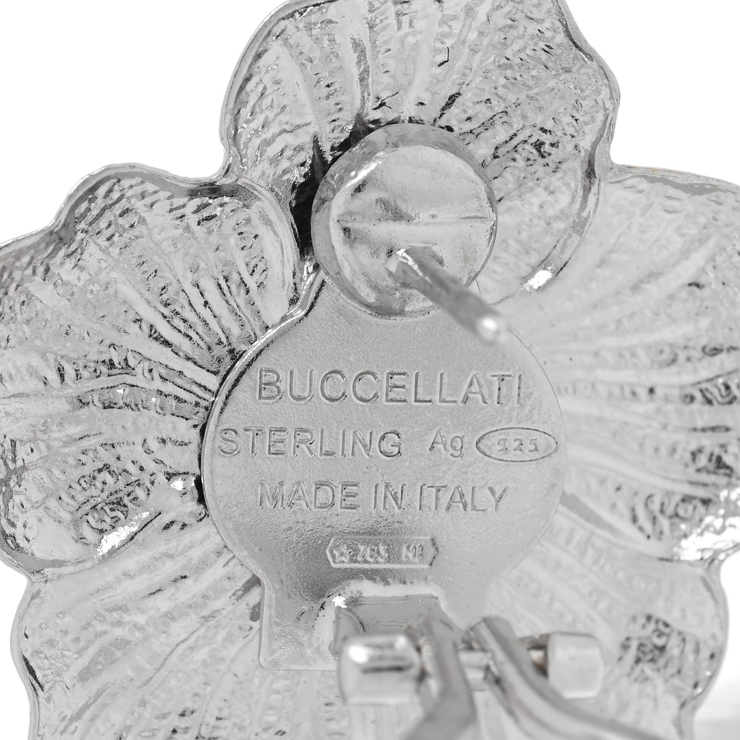 Sterling Silver Vermeil Blossoms Gardenia 3 Drop Earrings