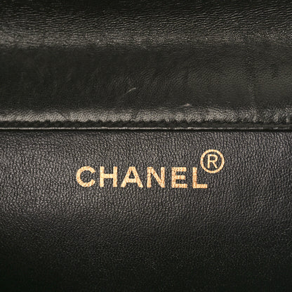 Chanel Lambskin Quilted Jumbo Double Sided Flap Black 7 of 13