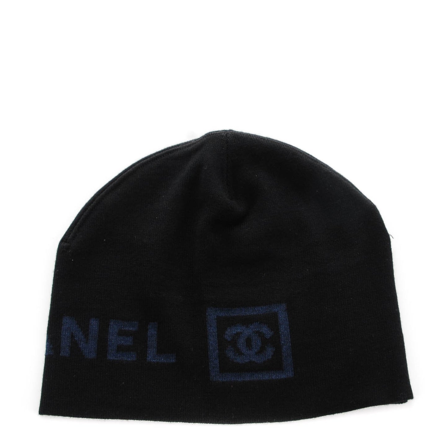 Merino Wool CC Beanie Hat Black