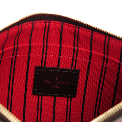 Louis Vuitton Damier Ebene Neverfull MM GM Pochette 6 of 8