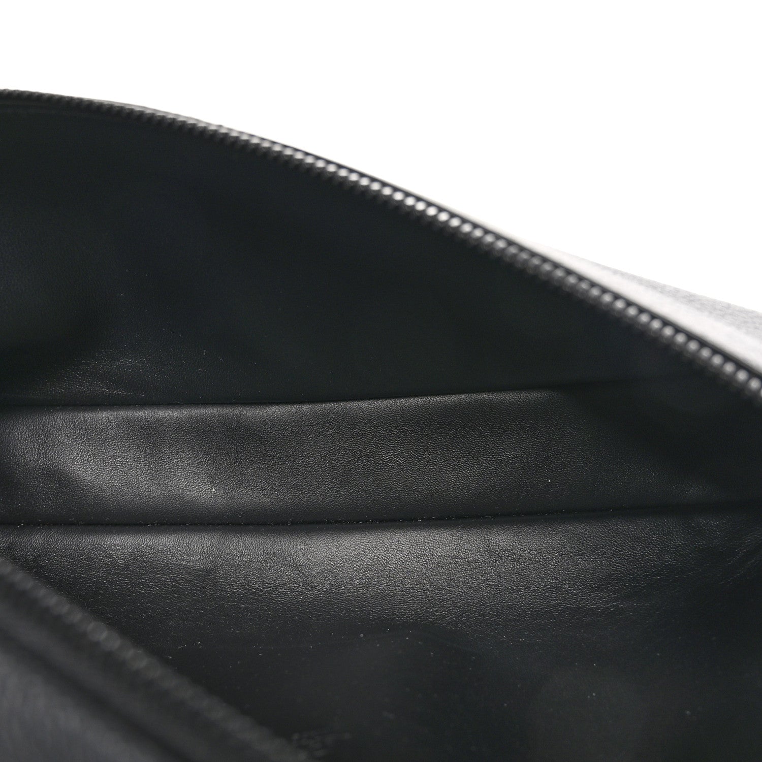Loro Piana Grained Calfskin Extra Pocket Pouch L29 Black 5 of 9