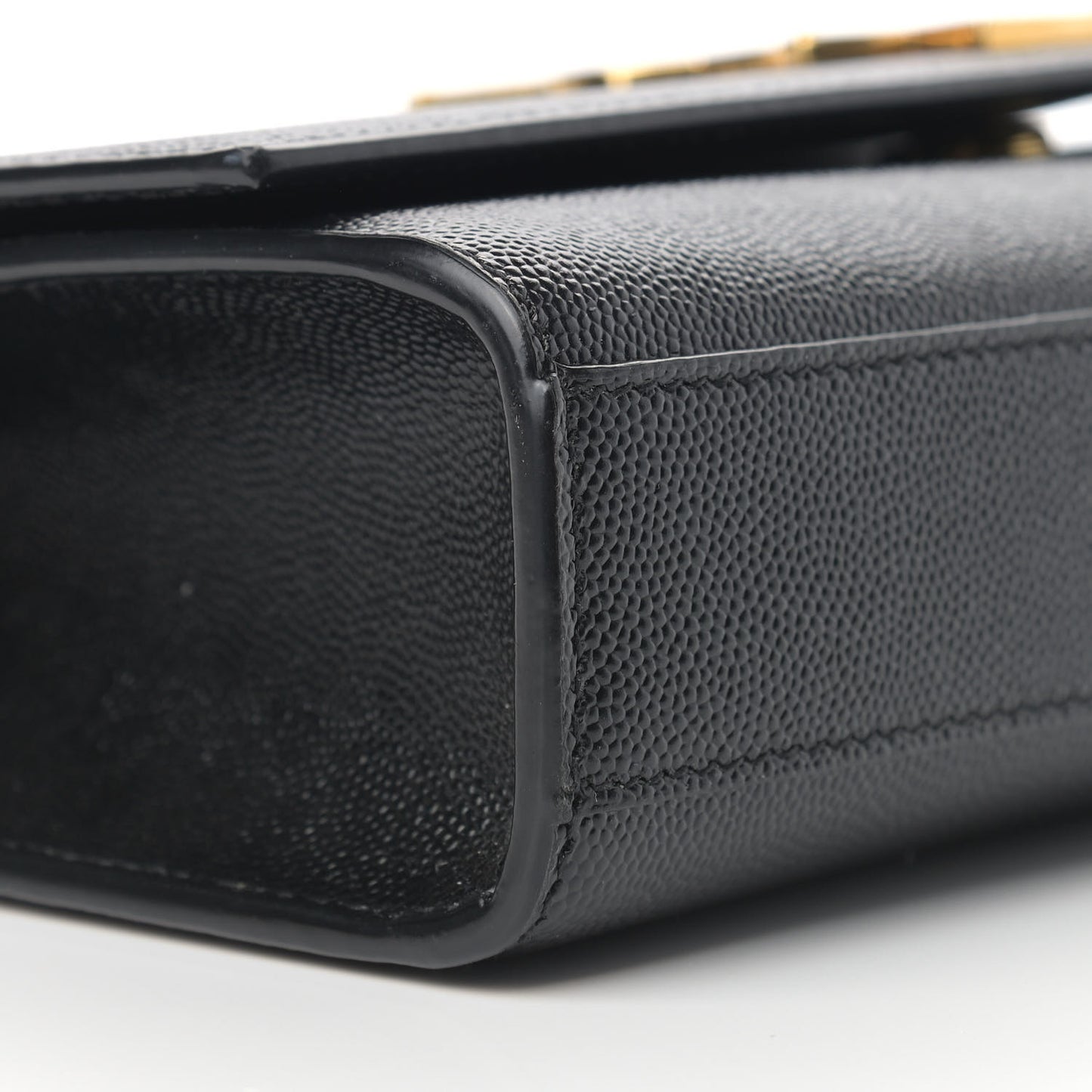 Grain De Poudre Medium Classic Monogram Kate Satchel Black