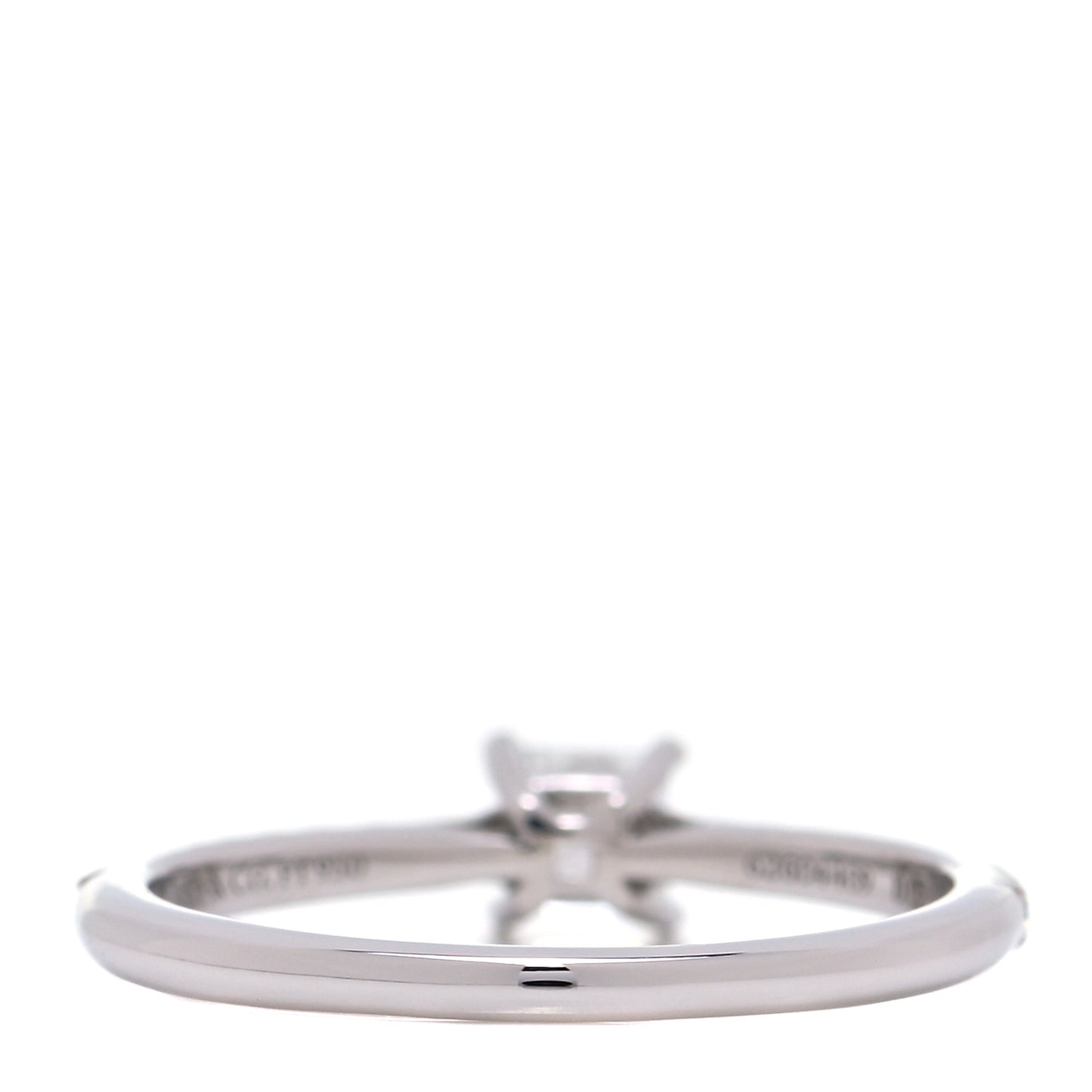 Platinum Diamond .30ct Novo Princess Cut Engagement Ring 54 7