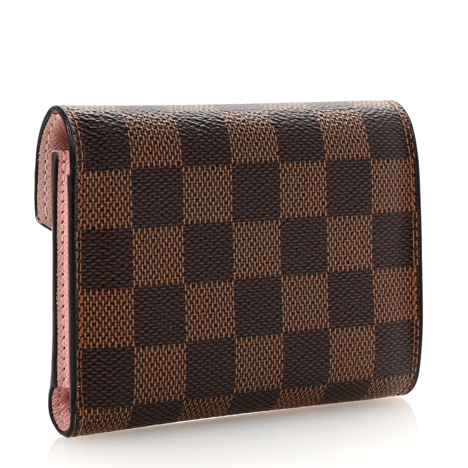 Louis Vuitton Damier Ebene Victorine Wallet Rose Ballerine 3 of 7