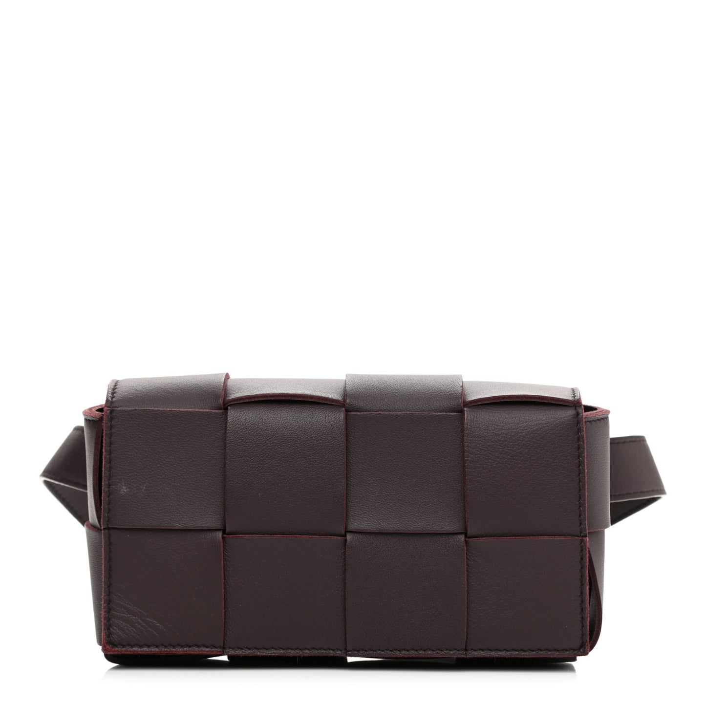 Nappa Maxi Intreccio The Belt Cassette Bag Grape