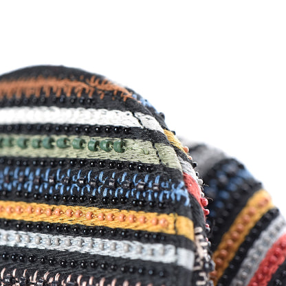 Christian Dior Canvas Embroidered Mini Saddle Bag Multicolor 11 of 13