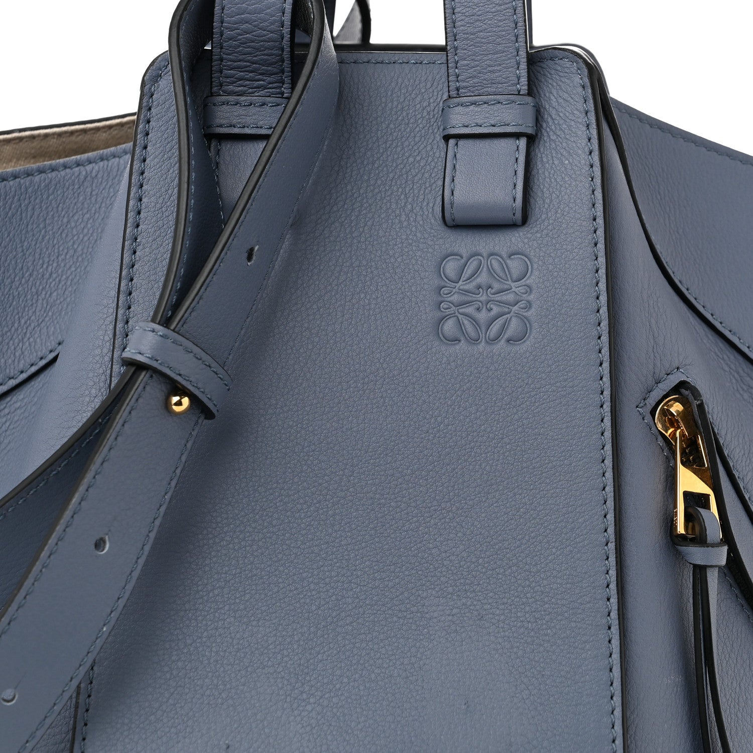 Loewe Calfskin Small Hammock Shoulder Bag Atlantic 8 of 11