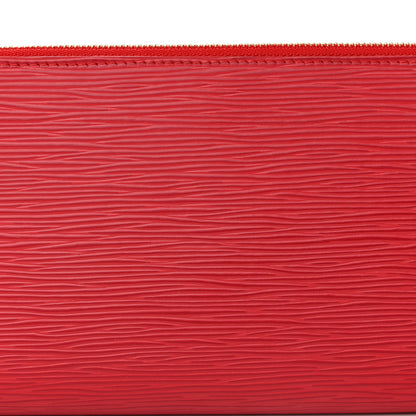 Louis Vuitton Epi Pochette Accessories 21 Castillan Red 8 of 10