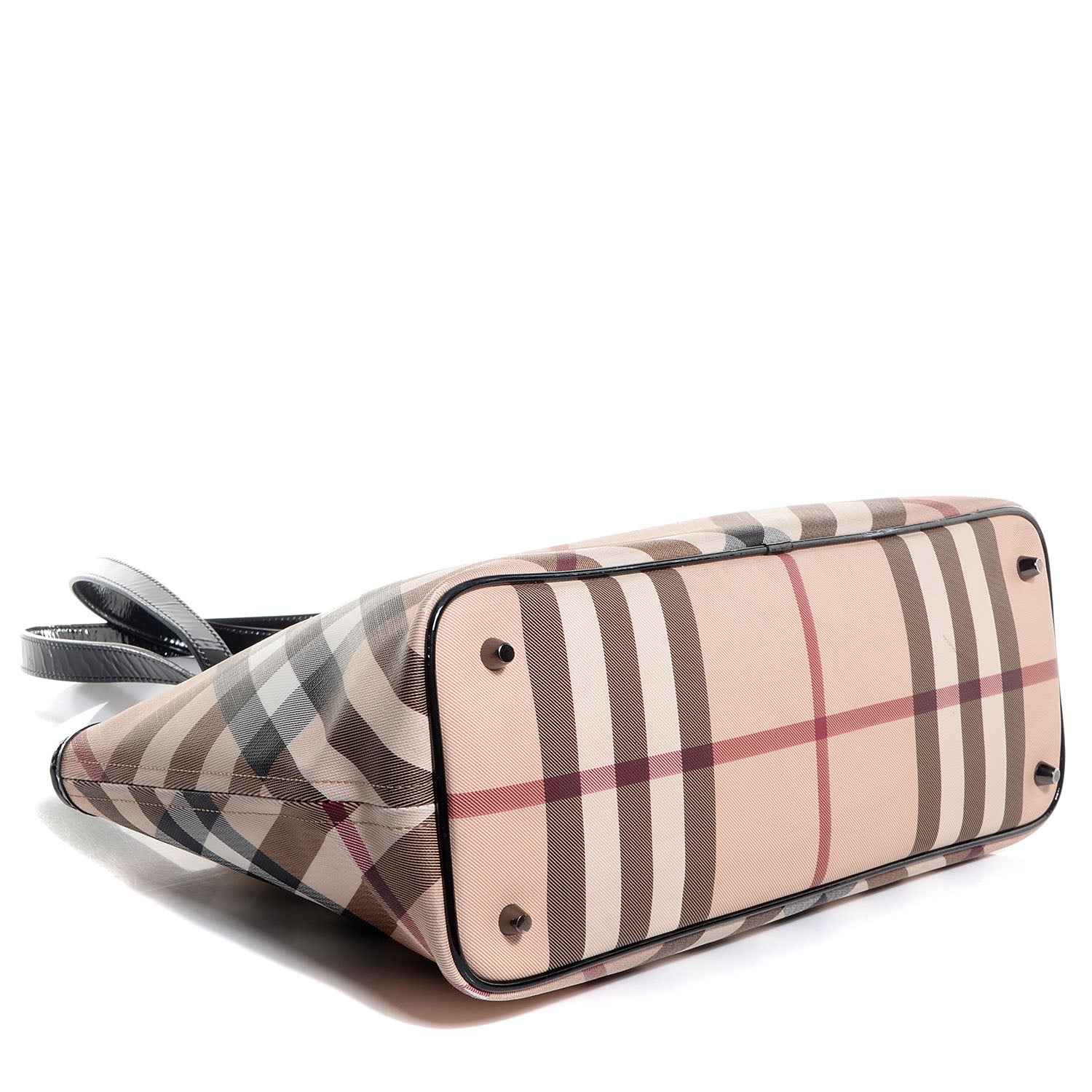 Burberry Supernova Check Regent Tote Black 4 of 9