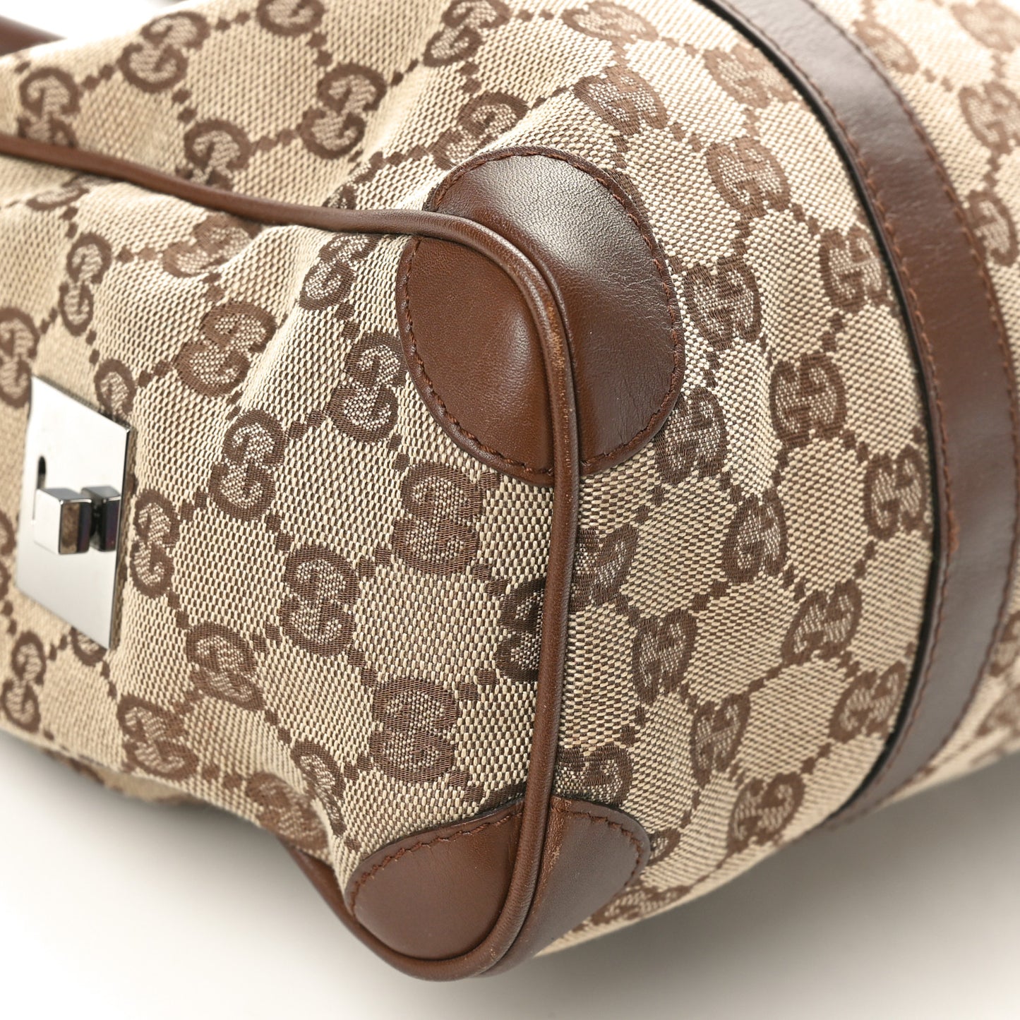 Monogram Mini Boston Dark Brown