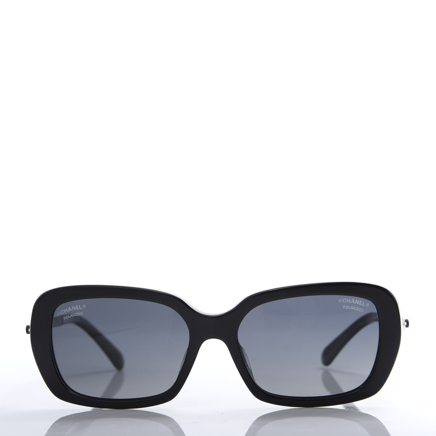 Chanel Pearl Square Polarized Sunglasses 5427-H-A Black 2 of 8