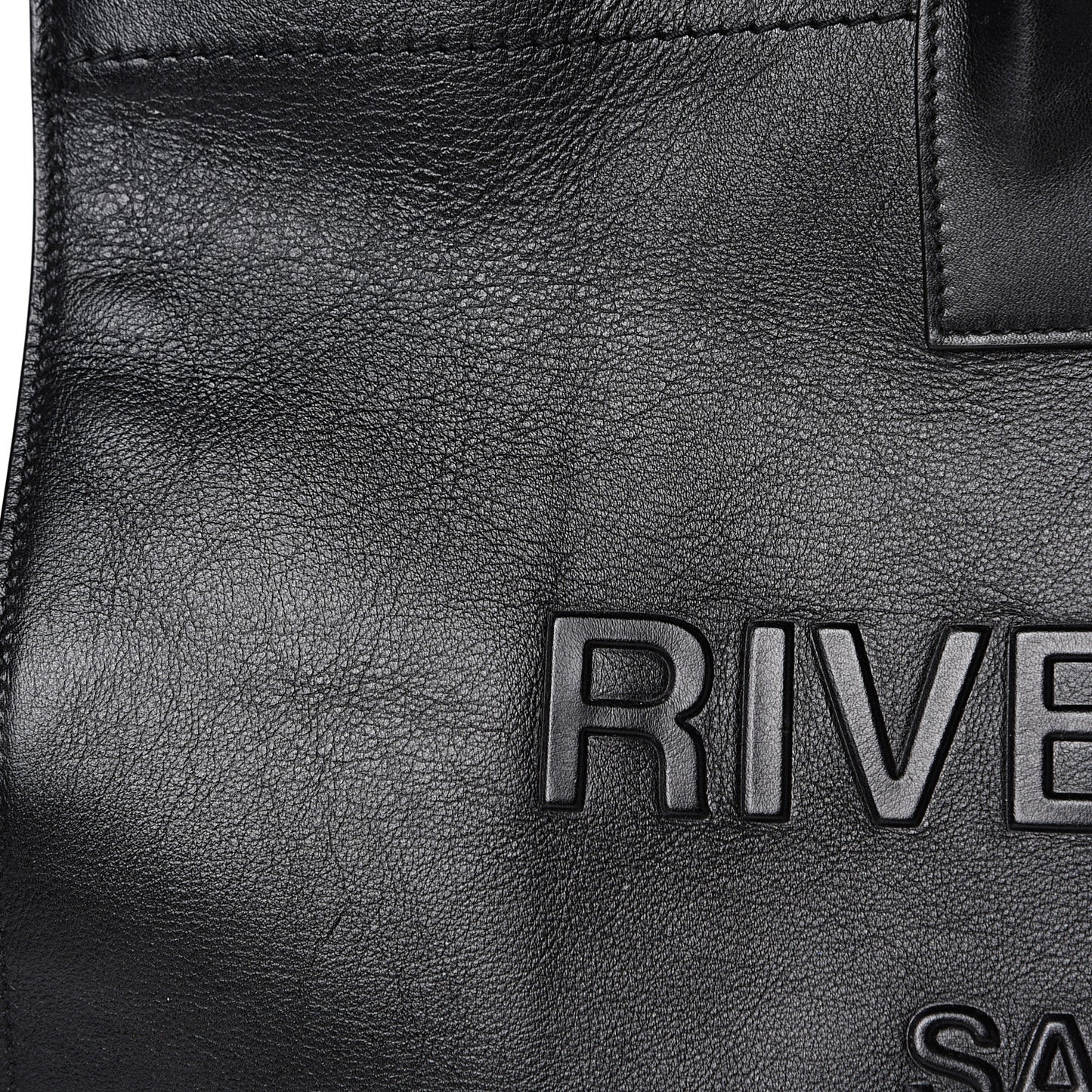 Vitello Rive Gauche Large Tote Black